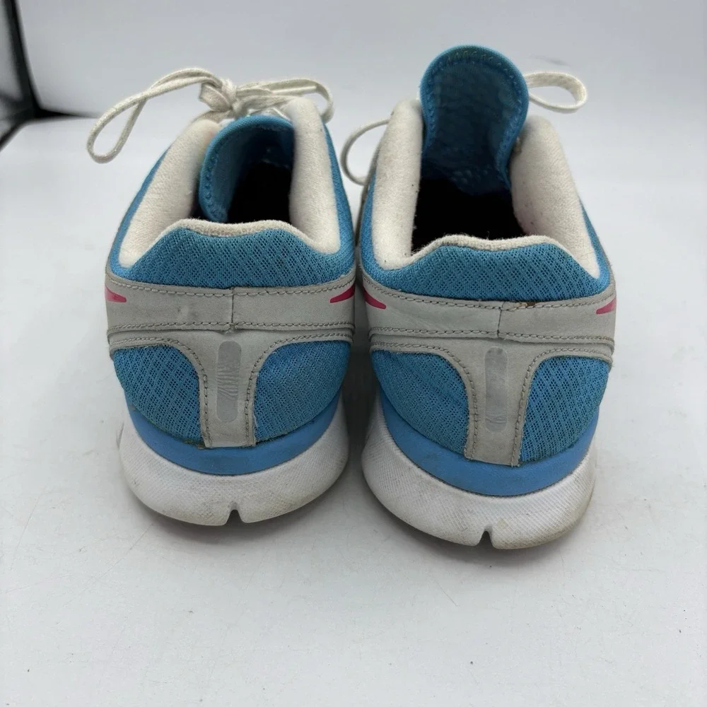 Nike Shoes Girls Youth Size 7 Y Flex 2013 Run Athletic Blue Gray Sneakers